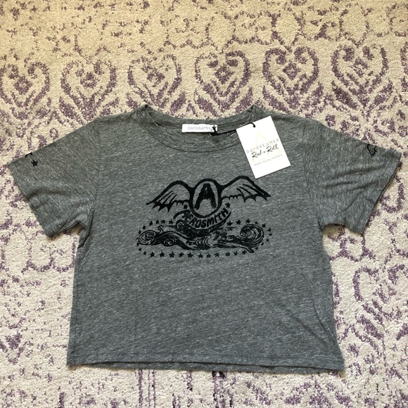 Daydreamer Tops - Aerosmith Crop Top from Daydreamer Small